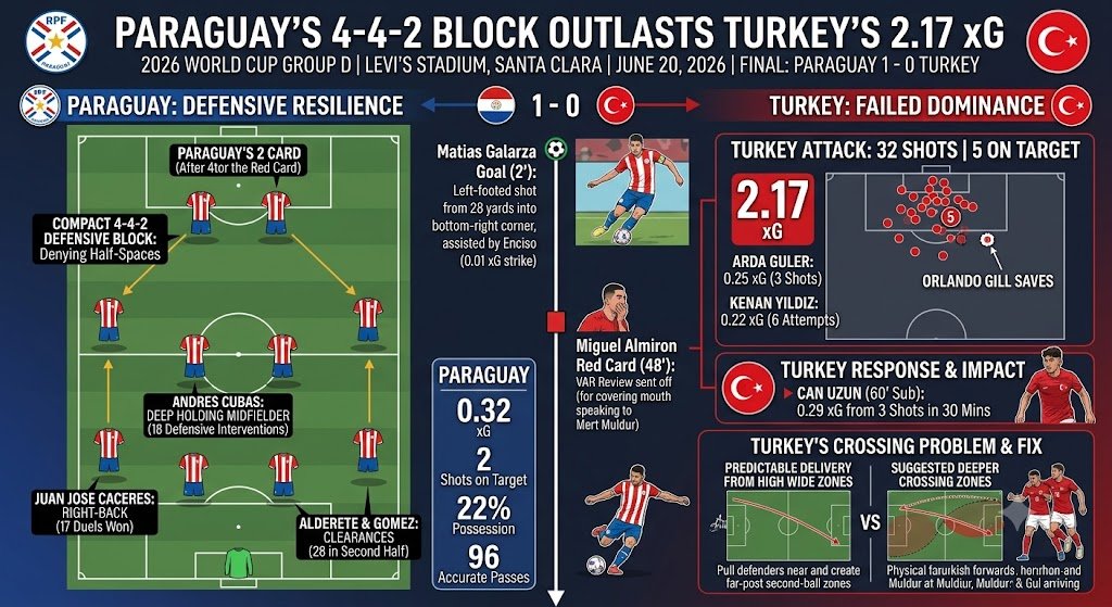 Turkey vs Paraguay Tactical Breakdown 2026 World Cup