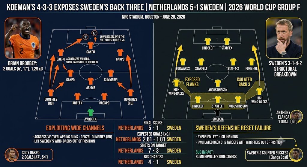 Netherlands vs Sweden Tactical Breakdown 2026 World Cup