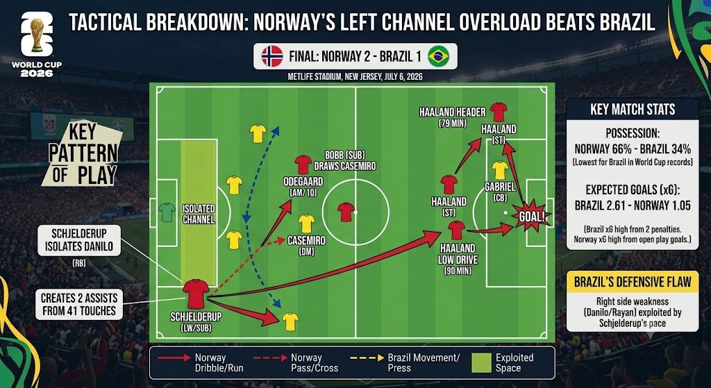 Brazil vs Norway 2026 Wing Tactics That Won the Match