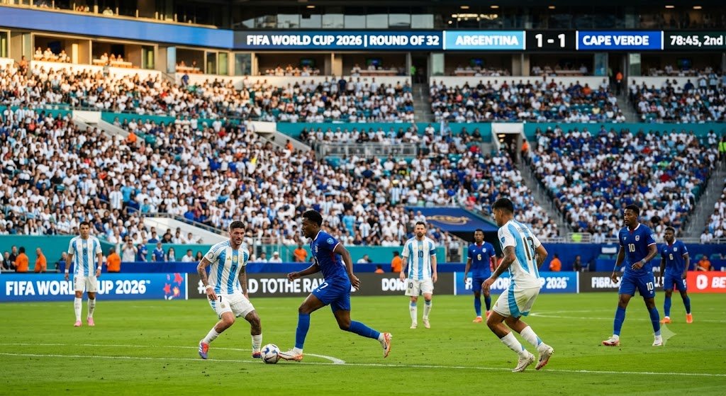 Argentina vs Cape Verde 2026 How Cape Verde Nearly Won
